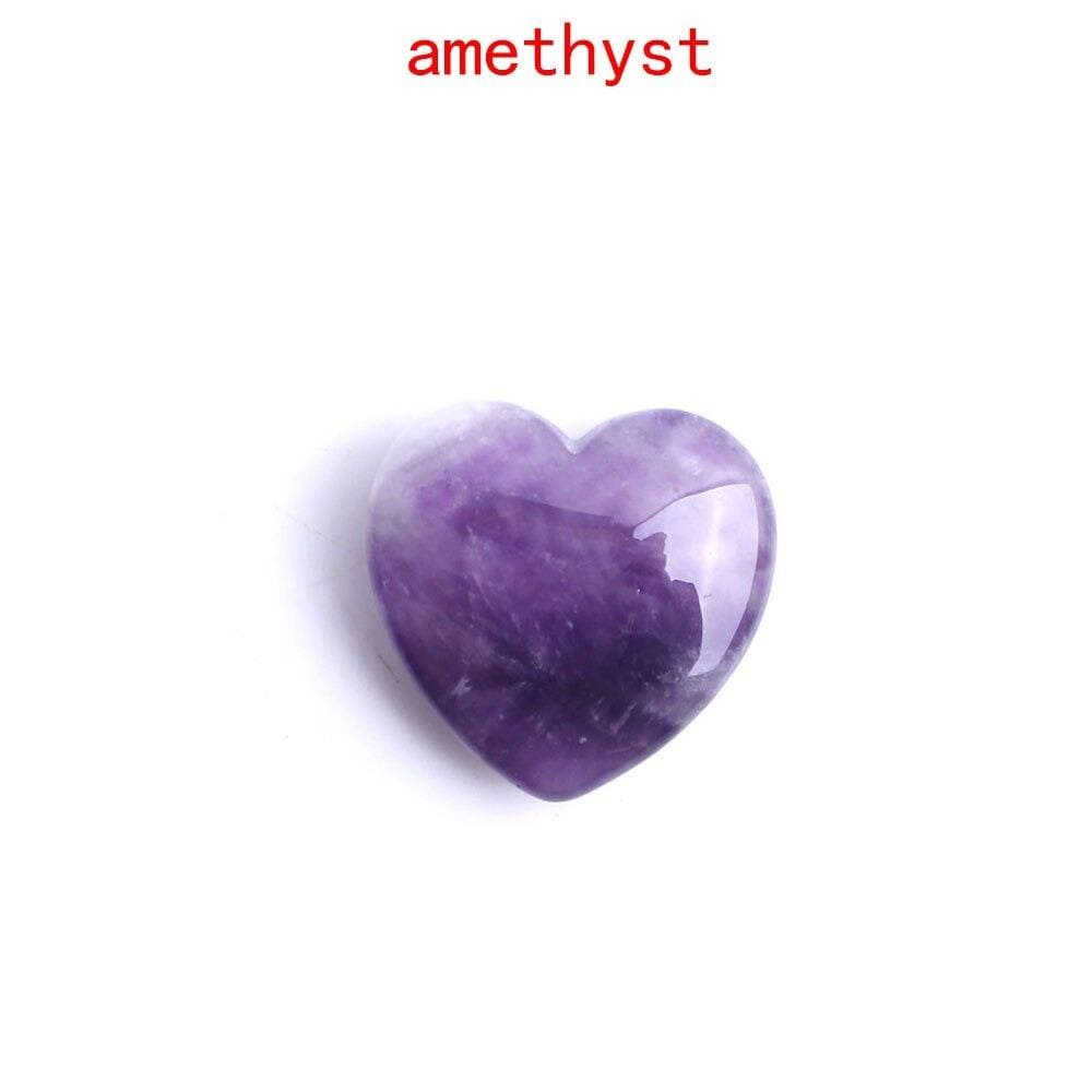 WickedAF amethyst Heart Shaped Crystals Gemstones