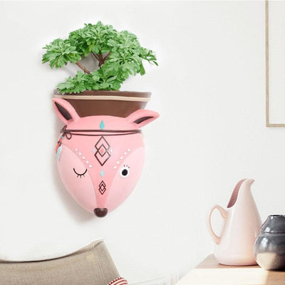 WickedAF Animal Shaped Wall Mounted Planters