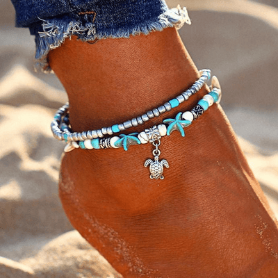 Turtle Anklet - wickedafstore