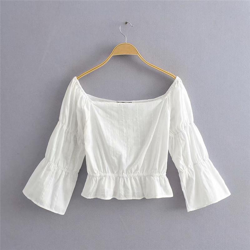 WickedAF Apollonia White Blouse