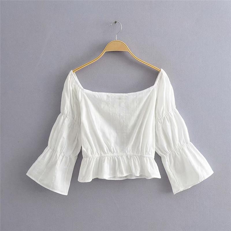 WickedAF Apollonia White Blouse