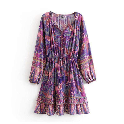 WickedAF ARIBA Mini Dress - Purple