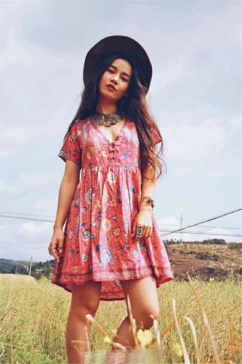lovebird maxi dress Lovebird Mini Dress in Red