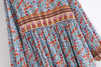 WickedAF Aviva Ethnic Design Chic Dress