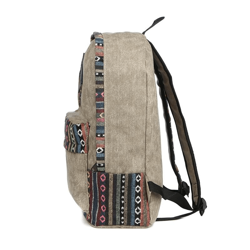 Ethnic Canvas Backpack