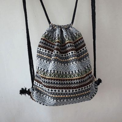 Hippie Drawstring Backpack (5 Styles)