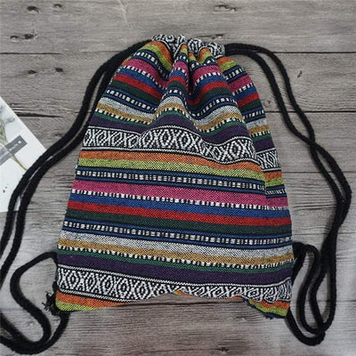 Hippie Drawstring Backpack (5 Styles)