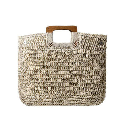Gunni Knitted Straw Handbag - wickedafstore