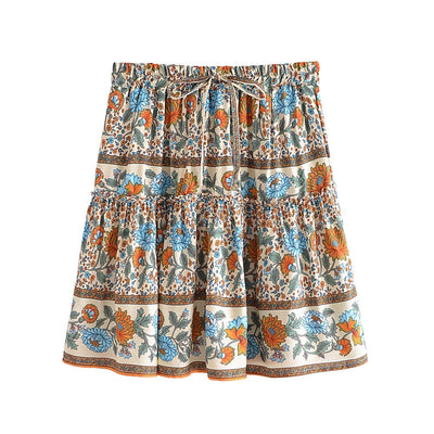 WickedAF Beige / L Narah Mini Skirt