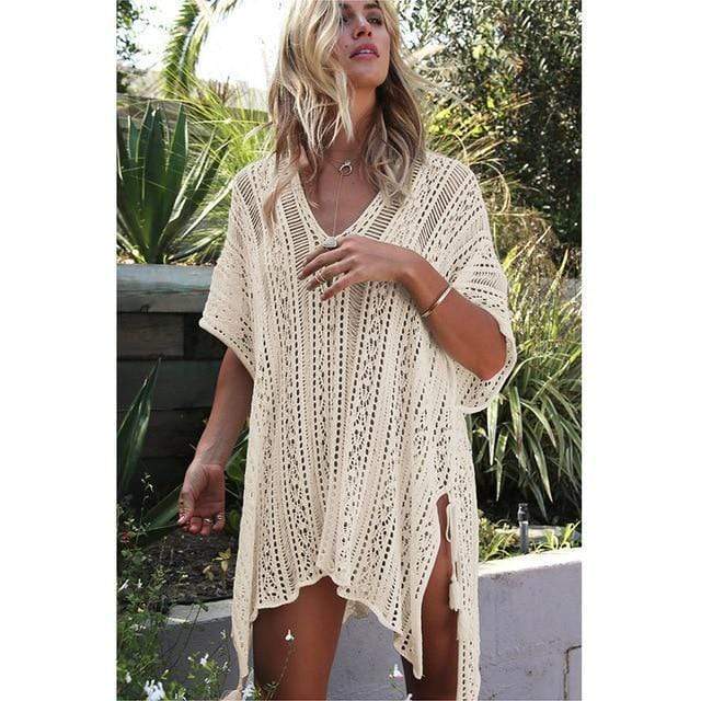 beach cover up dress for older ladies St. Pete Embroidered Cover Up main image 1