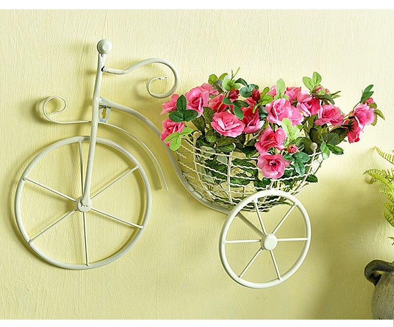 WickedAF Bicycle Hanging Flower Basket