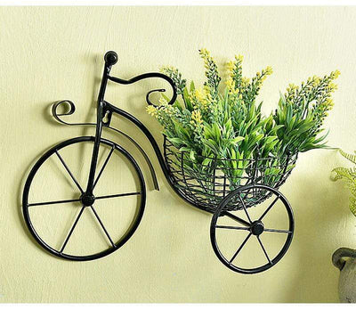 WickedAF Bicycle Hanging Flower Basket