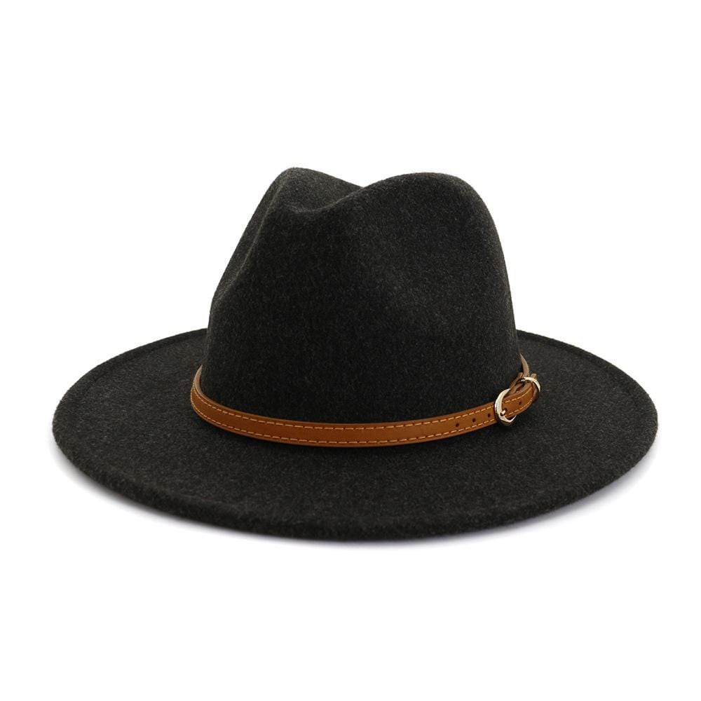 WickedAF Black Belted Casual Style Hat