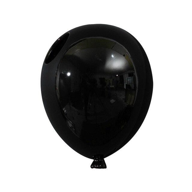 WickedAF Black / Large Balloon Shaped Wall Pot