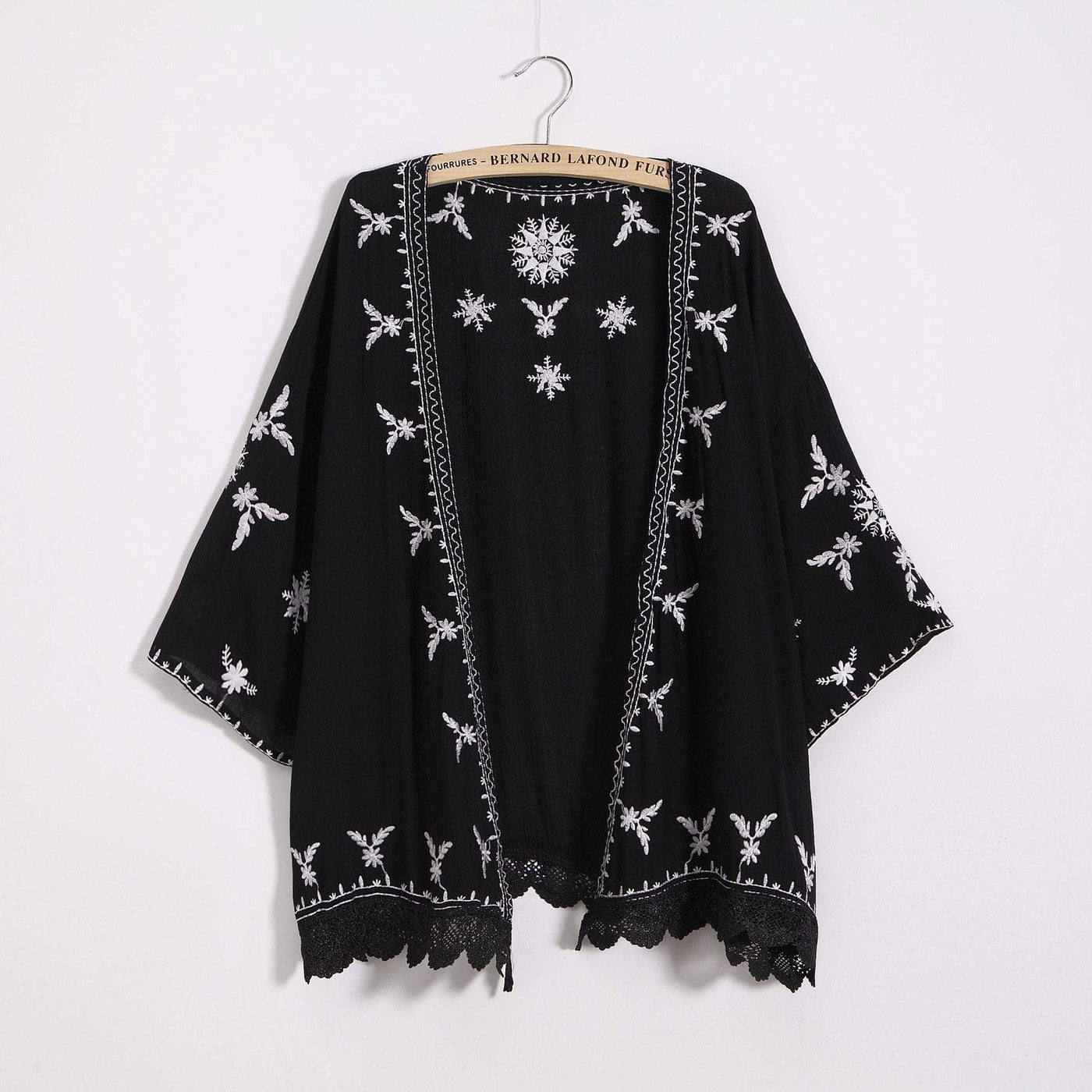 WickedAF Black / One Size Zia Kimono