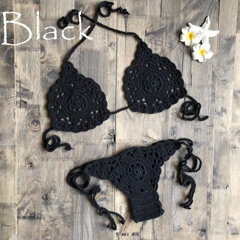 WickedAF Black / S Adelina Bikini Set
