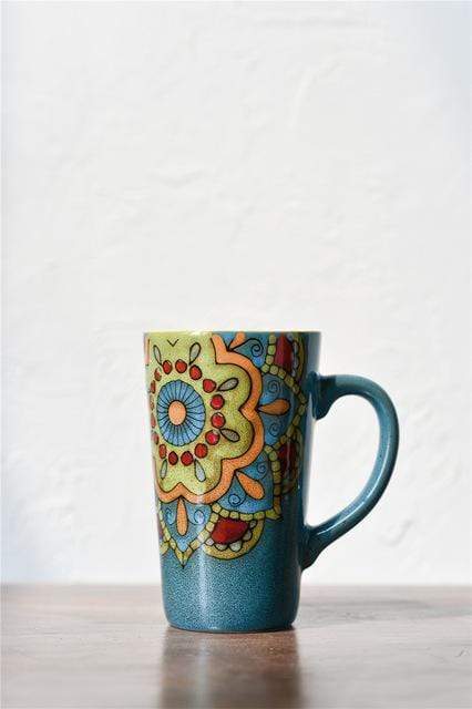 Hand-painted Mandala Mugs