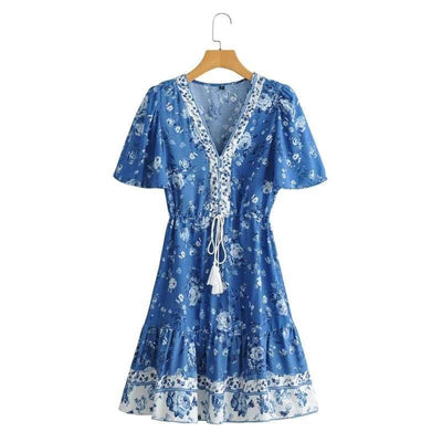 WickedAF Blue / L Ariadna Mini Dress