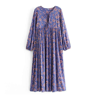 WickedAF Blue / S Amara Maxi Dress