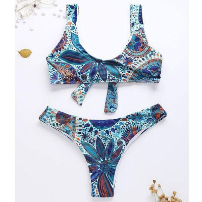 WickedAF Blue / S Elm Bikini Set