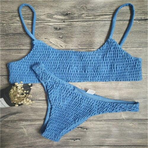 WickedAF blue / S SUNRISE Bikini Set