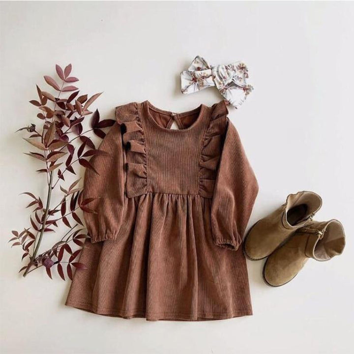 Miller Brown Toddler Dress