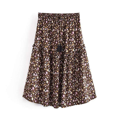 WickedAF Brown / S Gael Mini Skirt