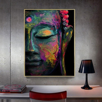 WickedAF Buddha Face Wall Art