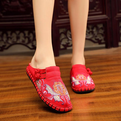 WickedAF Butterfly Embroidered Espadrilles