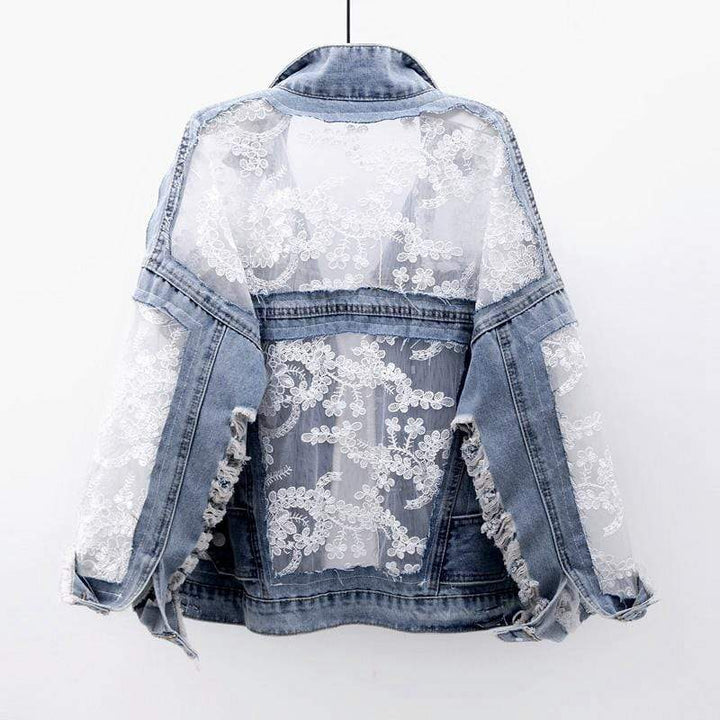 ラ*中様 新品shoop 21AW CHALCEDONY LACE DENIM wickedaf-calliope-lace-denim-