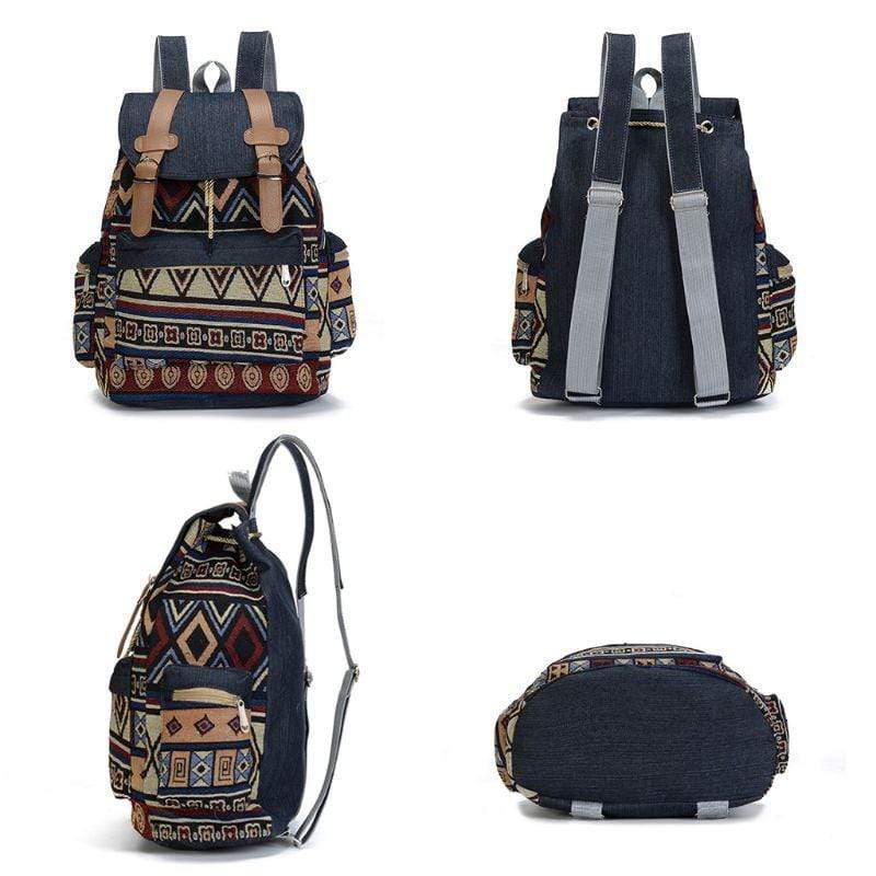 WickedAF Cecilia Ethnic Design Backpack (4styles)