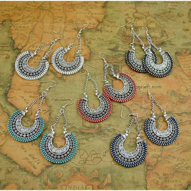 Charmer Crescent Earrings (5 Colors) - wickedafstore