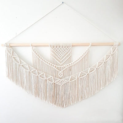 WickedAF Chic Hand Woven Macrame Wall Hanging