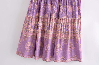 WickedAF Chrysanne Purple Mini Dress