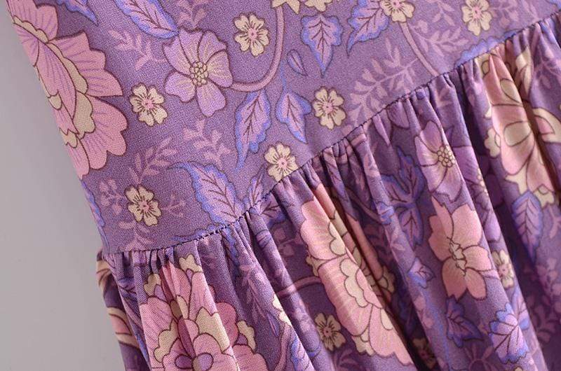 WickedAF Chrysanne Purple Mini Dress