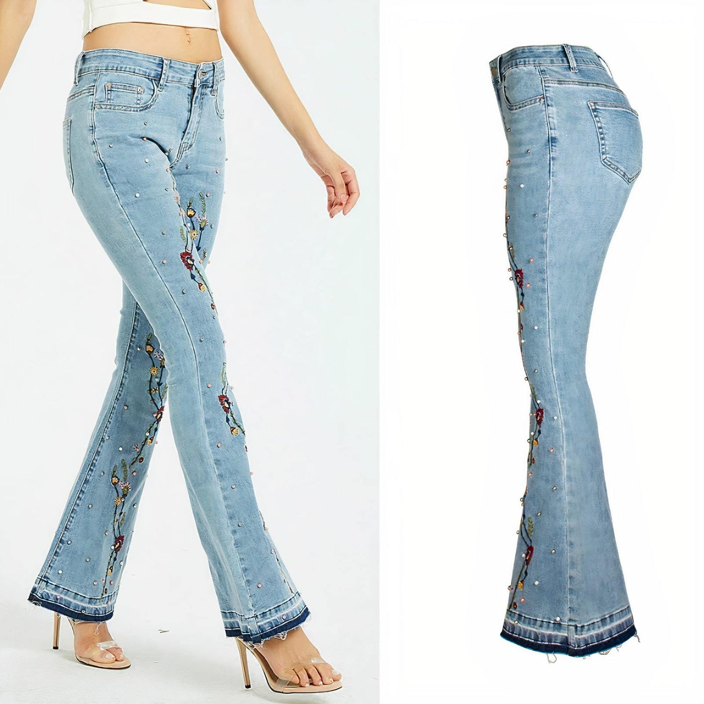 WickedAF Clemenza Flare Jeans