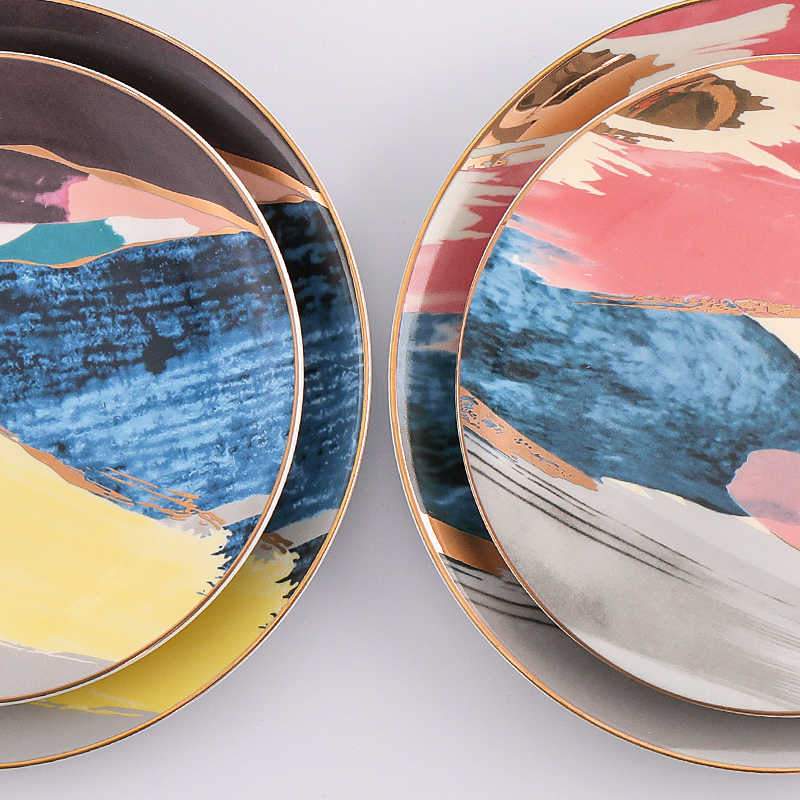 WickedAF Colored Clouds Plates