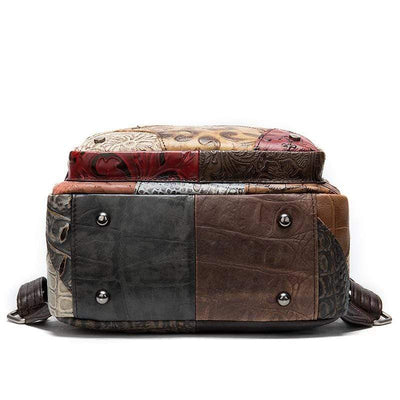 WickedAF Colorful / 24x10.5x32cm Brigid Leather Backpack