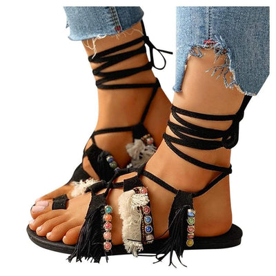 WickedAF Concetta Multi-strap Flat Sandals
