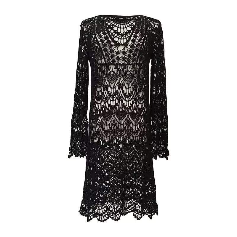 WickedAF Crochet Cover Up Dress