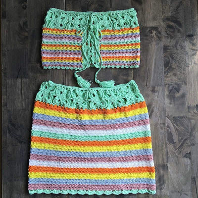 Crochet Rainbow Set - wickedafstore