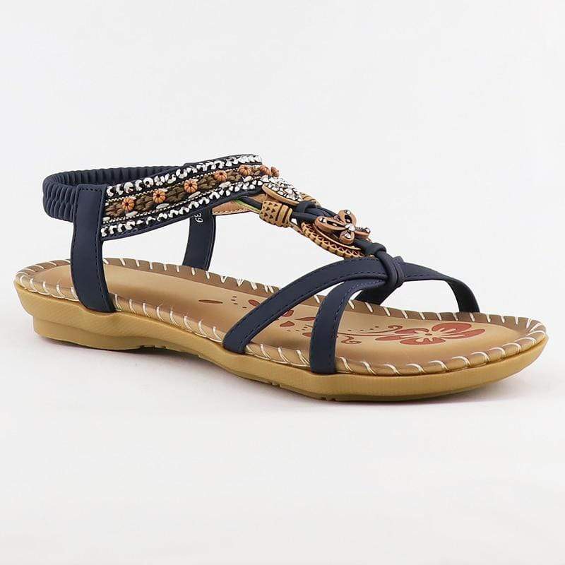WickedAF Crystal Soft Summer Sandals