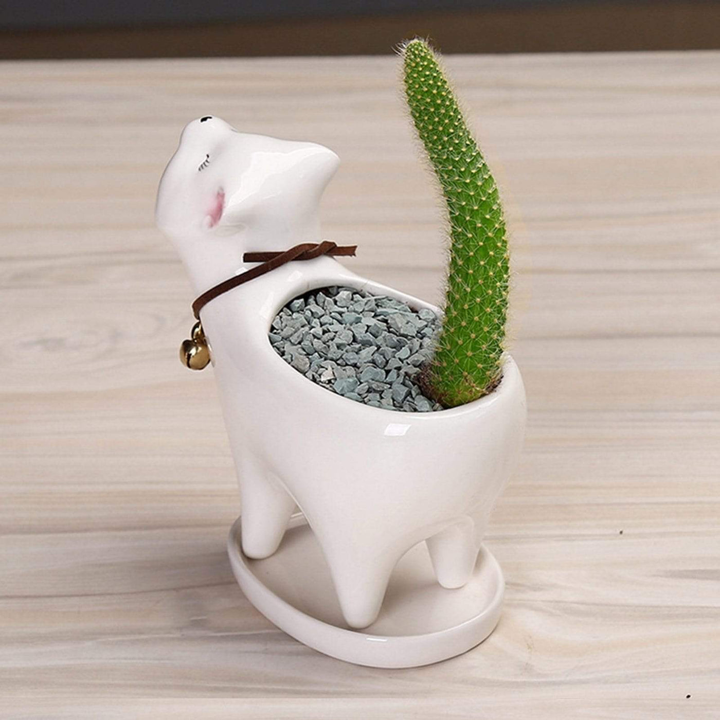 WickedAF Cute Cat Planter Pot