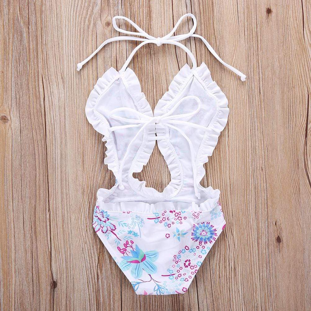 WickedAF Dahlia Toddler Floral Swimsuit
