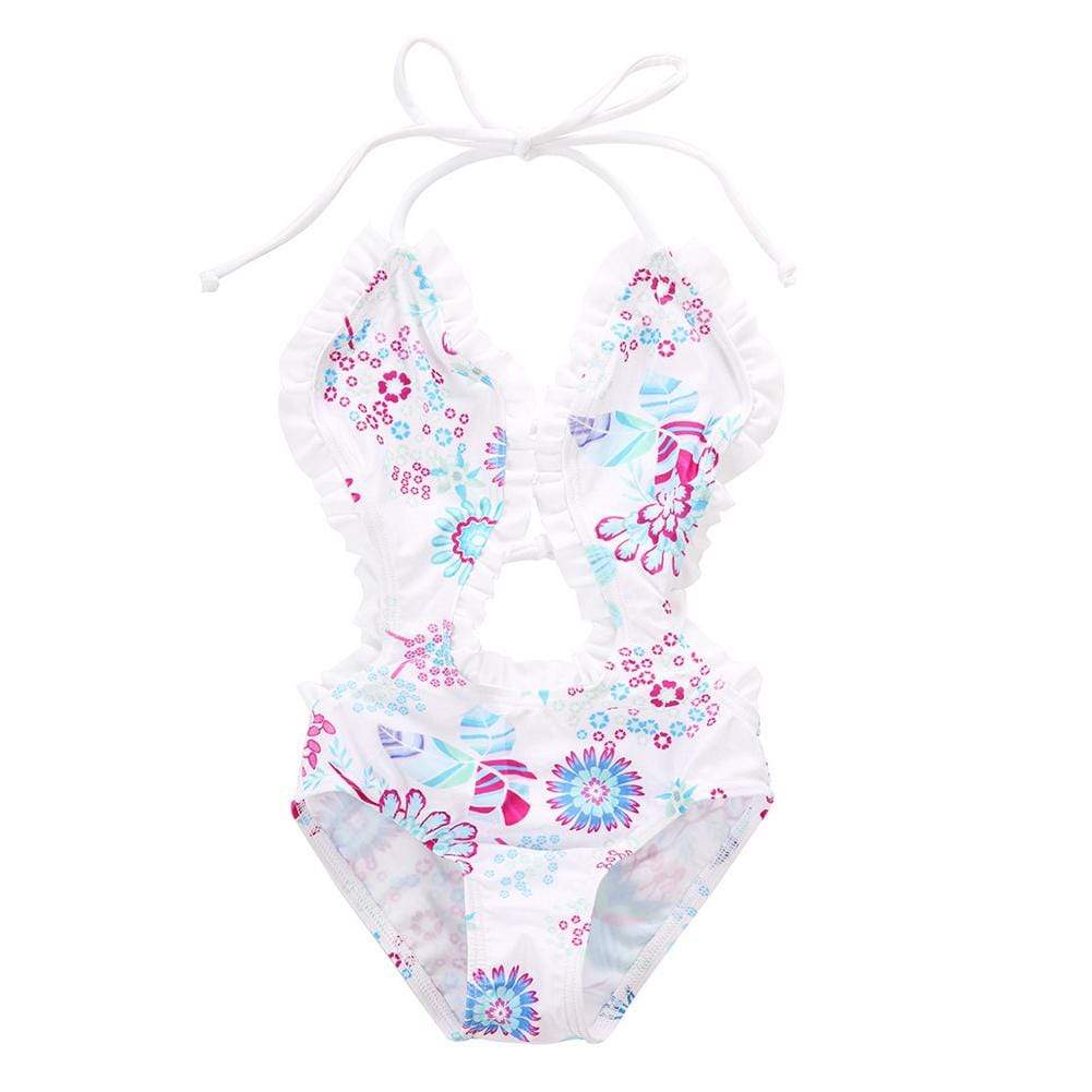 WickedAF Dahlia Toddler Floral Swimsuit