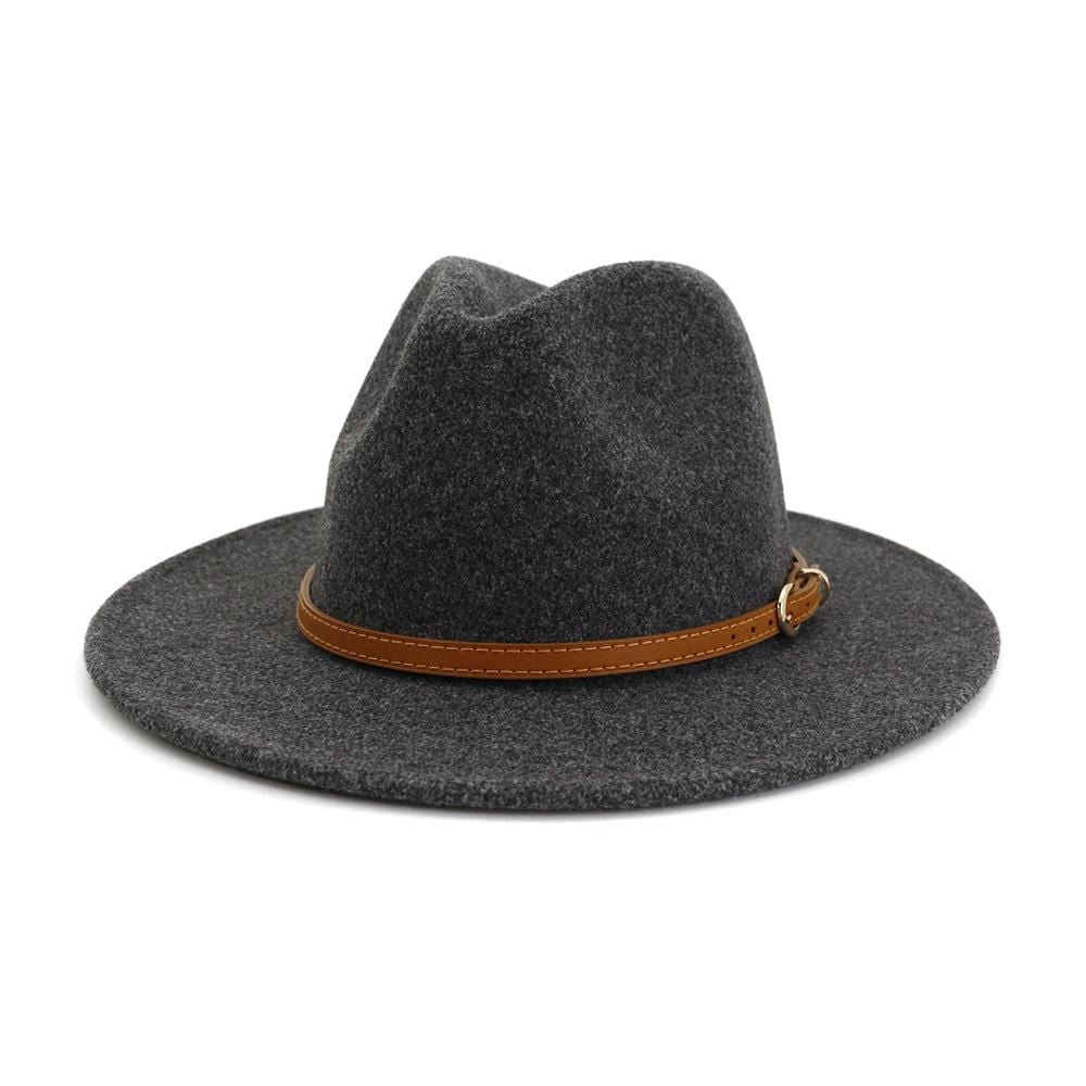 WickedAF Dark Gray Belted Casual Style Hat
