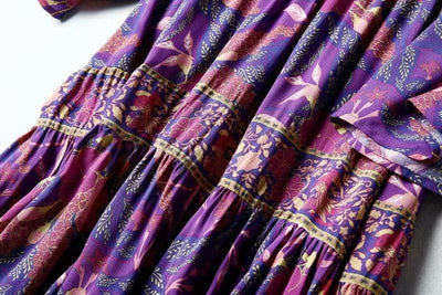 Dharma Maxi Dress in Purple - wickedafstore