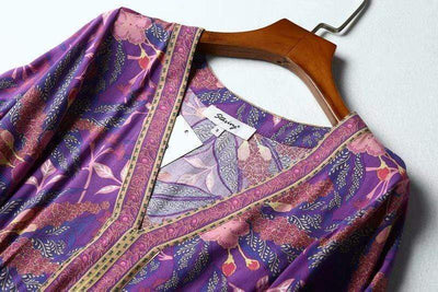 Dharma Maxi Dress in Purple - wickedafstore
