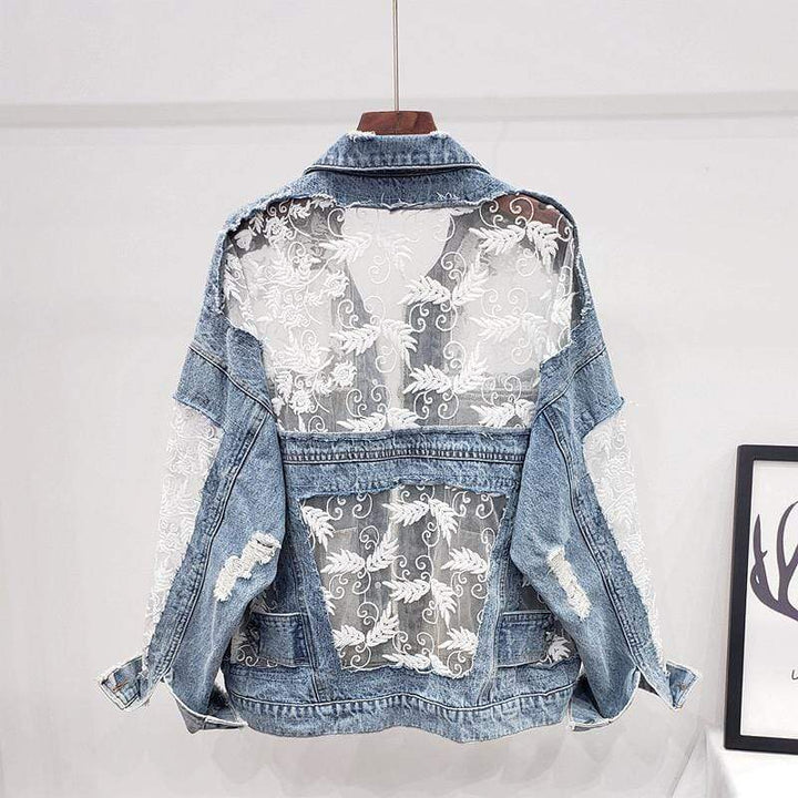 ジャケット・アウター MEDI LACE EMBROIDERY COLLAR JACKET MEDI LACE EMBROIDERY COLLAR JACKET