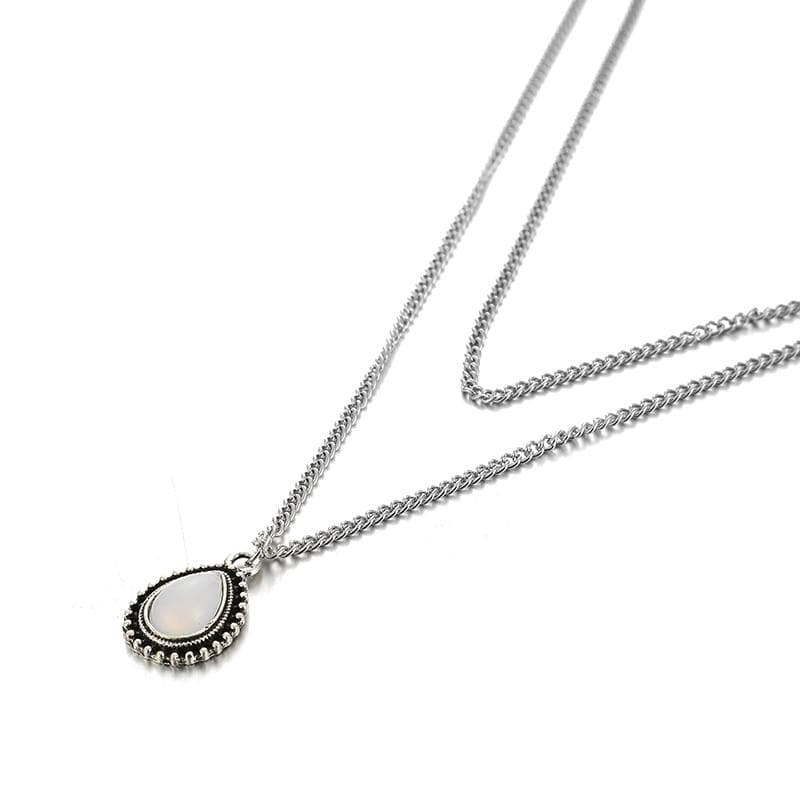 WickedAF Double Layered Water Drop Necklace